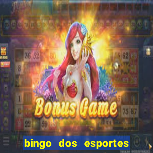 bingo dos esportes para imprimir